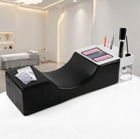 Coussin encastré pour extensions de cils Factory U, en tissu peluche doux, mousse polyéther haute densité, housse amovible zippée, vente en gros OEM