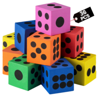 Grand dé à six faces en EVA pour intérieur et extérieur, jouet en mousse pour l'enseignement en maternelle, jeu interactif familial, fournisseur en gros