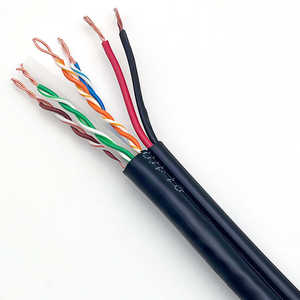 Câble réseau extérieur UTP CAT5 Cat6 Lan + câble d'<span class=keywords><strong>alimentation</strong></span> Cuivre Pvc 23awg 4 paires Carton <span class=keywords><strong>Box</strong></span> CAT 6 Câble <span class=keywords><strong>Internet</strong></span> - Product Image 1