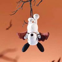 Nouveau lot en gros 100% authentique 6 pièces/boîte Snoopyed Prank Party Series Blind Box Mignons porte-clés et breloques de sac en peluche pour Halloween 14+