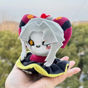 Freak Circus Plush Pierrot Cotton Doll <b>Keychain</b> Soft 3D Shape <b>Anime</b> Style Toy For Kids And Collectors - Product Image 4