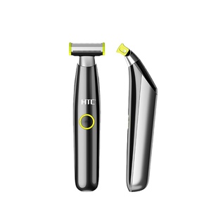 เครื่องโกนหนวดไฟฟ้าสำหรับผู้ชาย <span class=keywords><strong>HTC</strong></span> GT-288 ROHS เครื่องโกนหนวดไฟฟ้าแบบกันน้ำ USB คาร์บอนเหล็กลิเธียมแบตเตอรี่ผู้ชาย - Product Image 1