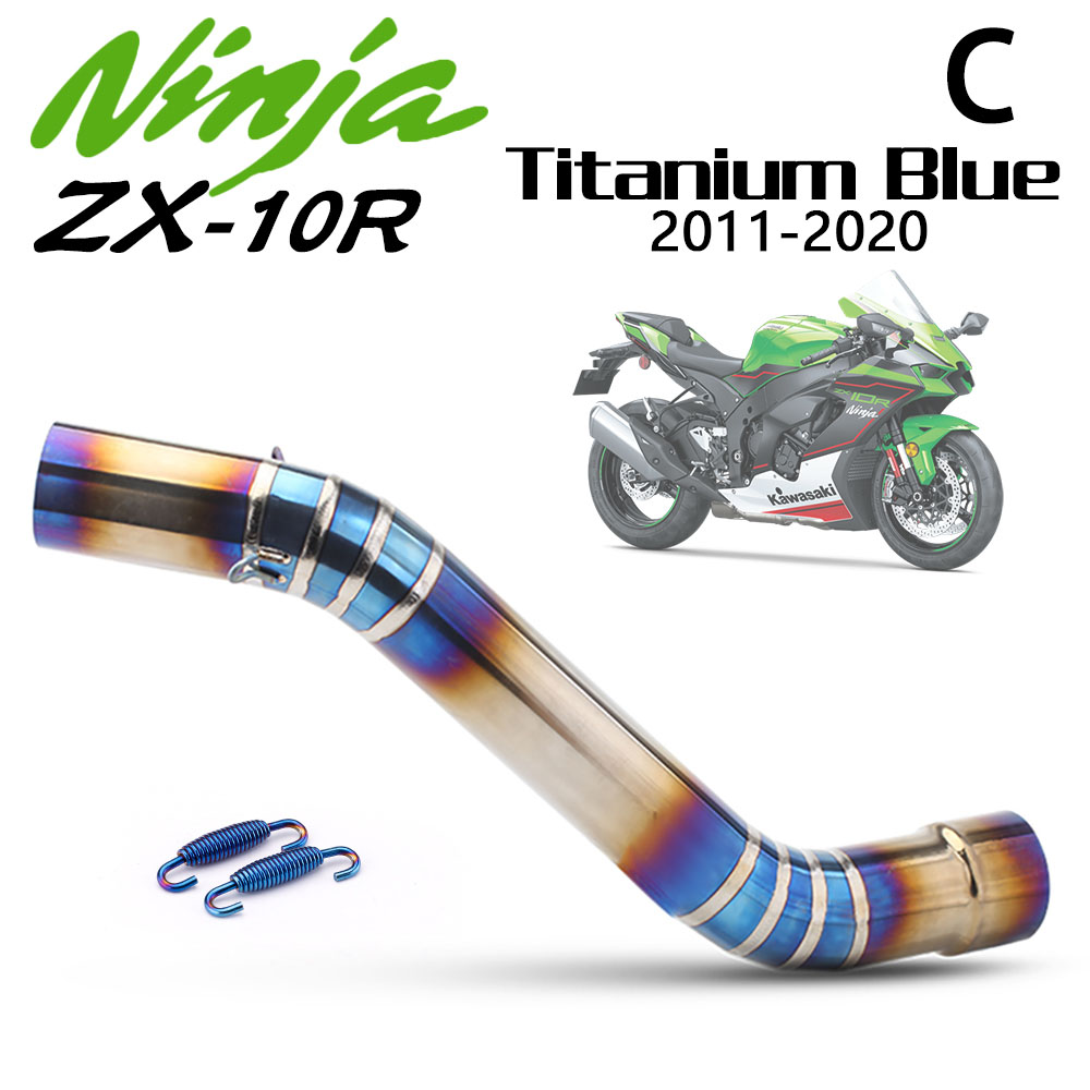 For Kawasaki ZX10R ZX-10R 2011-2020 Motorcycle Exhaust Racing Slip