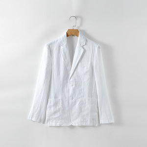Nuova giacca sottile da <span class=keywords><strong>uomo</strong></span> monopetto Plus Size Casual - Product Image 6