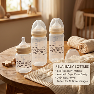 Promozione 2025 più recente bottiglie di <span class=keywords><strong>latte</strong></span> per bambini all'ingrosso bottiglie per l'<span class=keywords><strong>allattamento</strong></span> al seno Set 5oz,8oz,10oz - Product Image 2