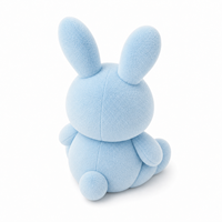 Peluche Personalizado de Conejo Azul y Dinosaurio Inflable, Juguete de Peluche Duradero de Poliéster y Algodón PP, Regalo para Niños, Fiestas de Cumpleaños