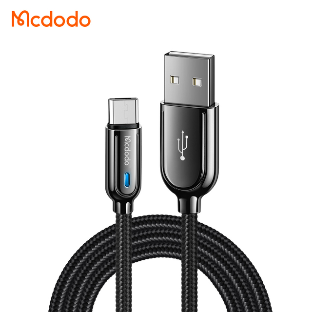 Mcdodo 620 5ft Auto Power Off Led Charging Cable QC4.0 QC3.0 Fast Charging Android Cable Micro Usb Data Charging Charger Cable