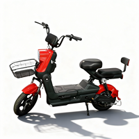 Vélo Électrique Urbain Moderne en Acier Léger, 3 Vitesses, Moteur Arrière 500W, Batterie Plomb-Acide, 60km/h, Autonomie 50km, Pneus Antidérapants, Sûr