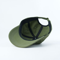 Gorra de béisbol de algodón de 6 paneles con bordado plano de una sola palabra, logotipo personalizado OEM, unisex, para exteriores, gorra de papá, individual