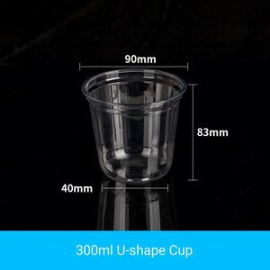 Vasos Desechables de Plástico Transparente Ecológicos de 12-16 Oz con Tapas para Bebidas Frías, Venta al Por Mayor de Fábrica, Impresión de Logotipo Personalizado - Product Image 3