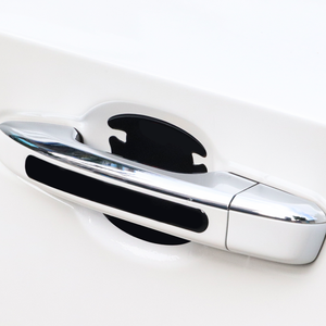 8 pezzi adesivi epossidici neri per portiera auto adesivi antigraffio pellicola protettiva per <span class=keywords><strong>porta</strong></span> auto - Product Image 4