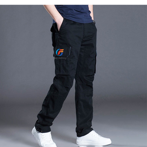 <span class=keywords><strong>Pantaloni</strong></span> Cargo da Uomo Casual Multitasche Taglie Forti <span class=keywords><strong>Invernali</strong></span> a Gamba Dritta da Esterno - Product Image 4