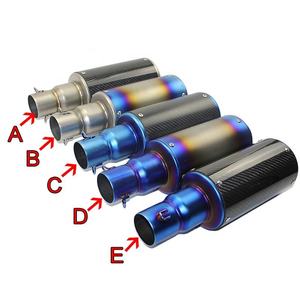 Tubo de Escape Modificado para Motocicleta de 51 mm para CB400 CB600 YZF R1 R6 R15 TMA530 <span class=keywords><strong>ER6N</strong></span> ER6R - Product Image 1