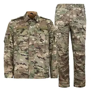 Pengda Costume de camouflage pour hommes Uniformes tactiques en tissu Airsoft Tenue de chasse Multicam