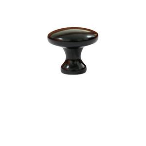 Furniture Handle And <b>Knob</b> Zinc Alloy Round Single Hole <b>Black</b> Minimalist Drawer Pull Durable - Product Image 5