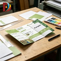 Papier fantaisie Fangda Guangxi 105gsm 128gsm 157gsm A3 A4 A5 DL pour impression de dépliants, brochures, affiches et flyers avec pelliculage