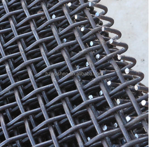 Đen <span class=keywords><strong>65Mn</strong></span> thép crimped dệt dây lưới mỏ sàng rung màn hình lưới - Product Image 4