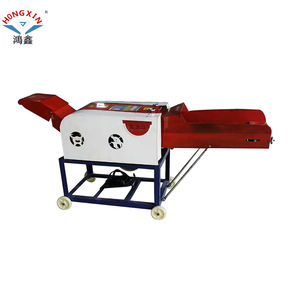 Chaff Cutter 220V Single Phase Electric Steel Feed Processing <b>Machine</b> For Straw Corn Stalks Cattle Sheep Farming - Product Image 4