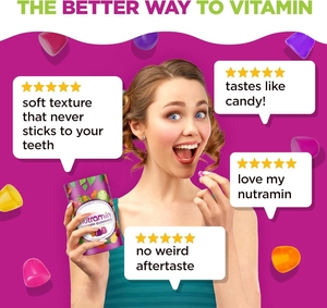 Gummies multivitaminés OEM/ODM, vitamines et minéraux quotidiens complets avec pectine de pomme, complément sans allergènes pour adultes et enfants - Product Image 3