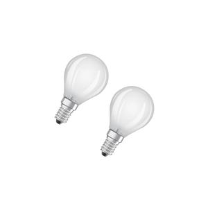Lámpara esférica LED mate E14 de 4W y 2700K, reacondicionada, ideal para una iluminación cálida y eficiente en el hogar y en los negocios. - Product Image 1
