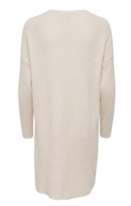 Women Wool Blend Knitted Midi <b>Dress</b> <b>Long</b> <b>Sleeve</b> Crew Neck Autumn Straight Casual Simple Sweater Pencil Warm Cozy Knit <b>Tunic</b> - Product Image 3