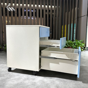 Bán Buôn Nội Thất Văn Phòng Di Động Bệ 3 Ngăn Kéo Kim Loại Tủ Thép Di Động Tập Tin Bệ Di Chuyển Tủ Hồ sơ - Product Image 5