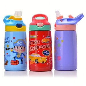 Botella de Agua Térmica Infantil de Acero Inoxidable de Doble Pared con Logotipo Impreso, 400 ml, Libre de BPA, Disponible en Fábrica - Product Image 2