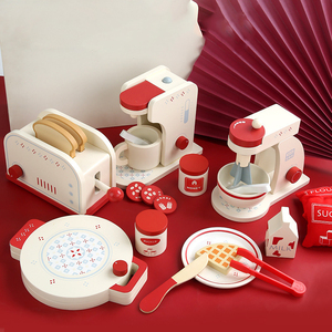 Juguetes educativos para niños, electrodomésticos <span class=keywords><strong>de</strong></span> cocina <span class=keywords><strong>de</strong></span> madera simulada, máquina licuadora <span class=keywords><strong>de</strong></span> café y pan para niños y <span class=keywords><strong>niñas</strong></span>, <span class=keywords><strong>casa</strong></span> <span class=keywords><strong>de</strong></span> <span class=keywords><strong>juegos</strong></span> - Product Image 6