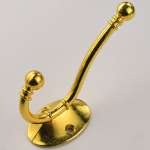 <b>Wall</b> Mounted Zinc Alloy Coat <b>Hook</b> Round Shape Durable European Style For Cabinet Doors And <b>Wall</b> Use Single <b>Hook</b> - Product Image 4