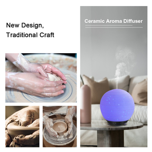 Newest 100ML Mist Ultrasonic <strong>Humidifier</strong> Color Light <strong>Home</strong> and Office Electric Essential Oil Ceramic <strong>Diffuser</strong> - Product Image 4