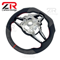 Volant de direction personnalisé en fibre de carbone mate pour Porsche Cayenne Panamera 718GTS 997 985 981 Boxster Cayman 987 992