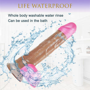 Factory Direct Large Bendable Flexible Dildo Weiches flüssiges Silikon material Haut freundlicher Gefühl Dildo Verkauf - Product Image 3