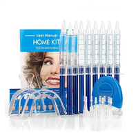 Kit Profesional de Blanqueamiento Dental RIJIESMILE TW-W1 35% CP, Luz LED Azul, Gel Sin Peróxido, Sabor a Menta, Volúmenes de 3-10 ml, OEM Gratuito