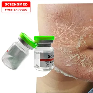 Nâng cao vỏ màu xanh lá cây sciensmed 70% tảo vỏ da lột AUX algues spongilla spicules cho mụn trứng cá sắc tố tăng sắc tố