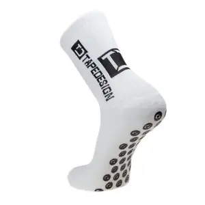 Erkekler spor çoraplar özel logo futbol kavrama çorap ve Logo ve özel ambalaj ile özel Anti kayma futbolcu çorapları