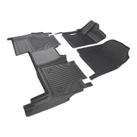 Tapis de sol de voiture T-wind Full Set 2 mm d'épaisseur, imperméables, antidérapants, classiques, luxueux, bicolores pour Foton Mars V7/V9 TPV 3D