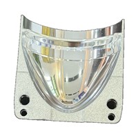 Phare LED réfléchissant en matériau PPS T5 à double lentille, faisceau lointain intégré, accessoires de modification de moto