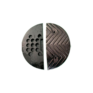 Ralentisseur en caoutchouc à compression haute visibilité 500x400x70mm à déploiement rapide pour zones industrielles et voies d'urgence - Product Image 3