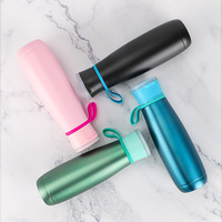 Bouteille d'eau intelligente avec capteur Bluetooth, en acier inoxydable 304, rechargeable par USB, suivi d'hydratation, sans BPA, anti-fuite, pour le sport en plein air et la salle de sport