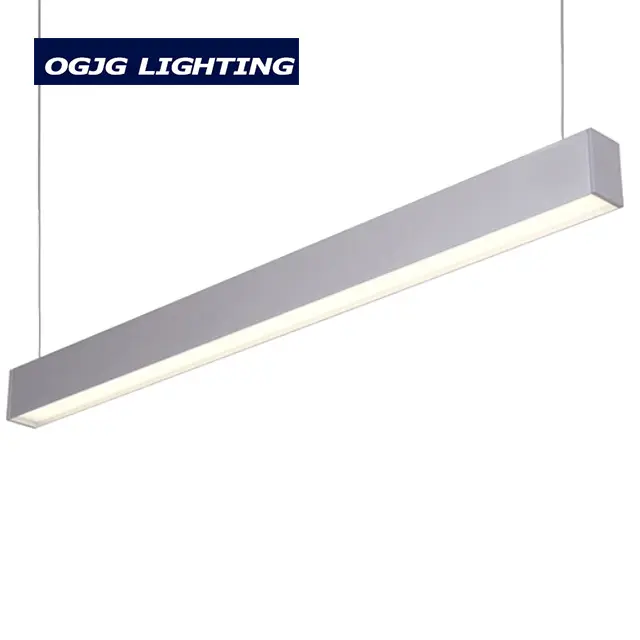 Kantoor Opgeschort 4ft 5ft 8ft Slanke Aluminium Body Hanglampen Led Lineaire Verlichting Armatuur