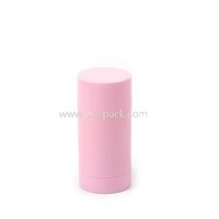 Stick déodorant transparent rond, conteneur coloré pour emballage de parfum solide anti-transpirant