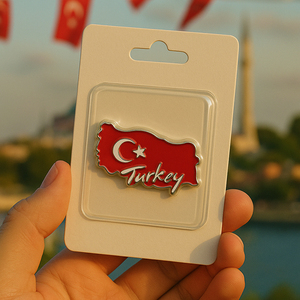 En Stock bandera turca insignia pegatinas media luna Metal epoxi teléfono calcomanía globo hito turismo recuerdos regalos personalizables - Product Image 6