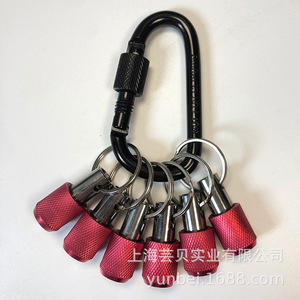Haste de extensión con manguito moleteado para mosquetón, vástago hexagonal de 1/4 pulgada, llave de cambio rápido para reparación automotriz - Product Image 2