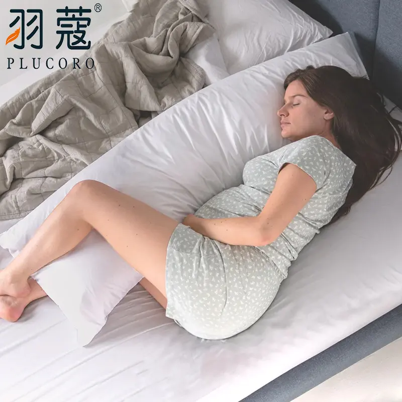 Pillow For Pregnant Quality White Bed Bolster Pillows for Sleeping Long Bolster