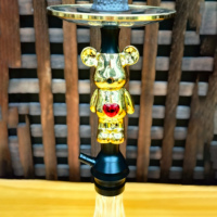 Petit Ours Forme Narguilés Résine Shisha Narguilés Ensemble Sheesha Nargile Usine En Gros Shisha