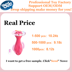 Großhandel Anpassung Wiederauf ladbare Frau Sexspielzeug G-Punkt Flash Flower Anal <span class=keywords><strong>Plug</strong></span> Vibrator Klitoris Vibrator Adult Sexspielzeug - Product Image 2