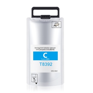 ซุปเปอร์คัลเลอร์ 4 สี CMYK T8391 T8392 T8393 T8394 ถุงหมึกเต็มไปด้วยหมึกสีสำหรับเอปสัน เวิร์คฟอร์ซ โปร WF-R8590DTWF เครื่องพิมพ์ - Product Image 2