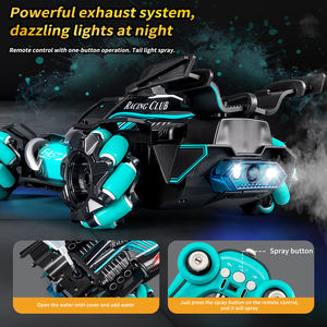 Voiture télécommandée pour enfants, <span class=keywords><strong>Formule</strong></span> FI, avec fonction de pulvérisation, cascade, télécommande, double commande, quatre roues motrices, jouet de course à la dérive - Product Image 4