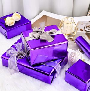 Solid Color <b>Wrapping</b> <b>Paper</b> Valentine's Day <b>wrapping</b> <b>paper</b> Birthday <b>Wrapping</b> <b>Paper</b> Romantic purple gift <b>wrapping</b> <b>paper</b> for women - Product Image 2