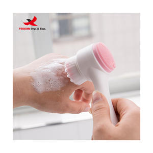 Brosse de nettoyage du visage en silicone double face, fibres synthétiques, massage, portable, prix bas, achat groupé - Product Image 5